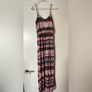 Print maxi dress OS (small/medium)